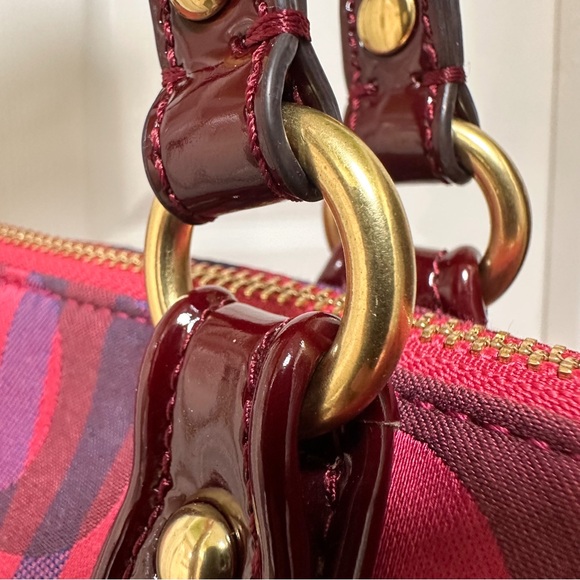 Coach Poppy Glam Vintage Tartan Plaid Tote - Picture 8 of 12